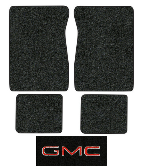 1974 GMC C35/C3500 Pickup Floor Mats - 4pc - Cutpile | Fits: Crew Cab