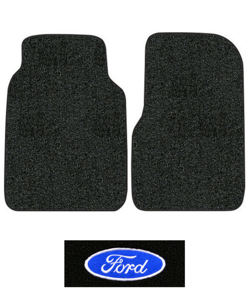 1975-1986 Ford F-350 Floor Mats - 2pc - Cutpile | Fits: Regular Cab