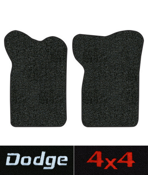 1982 Dodge D50 Floor Mats - 2pc - Cutpile | Fits: Regular Cab