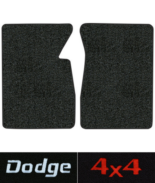 1975-1979 Dodge D100 Floor Mats - 2pc - Cutpile