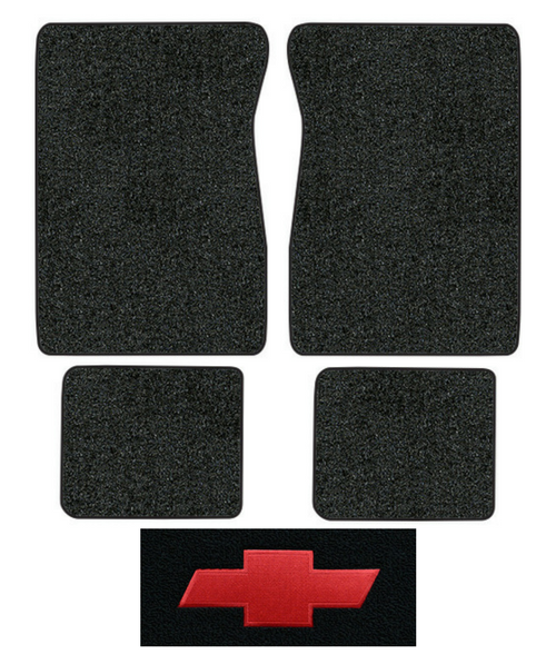 1989 Chevy R2500 Floor Mats - 4pc - Cutpile | Fits: Crew Cab