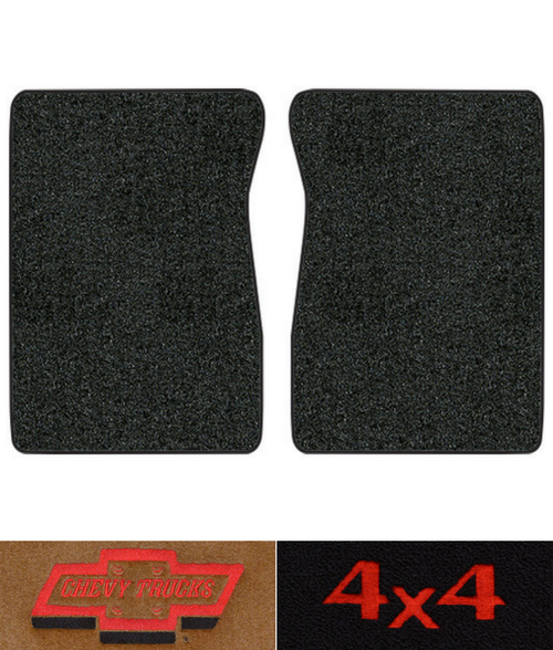 1987 Chevy R10 Floor Mats - 2pc - Cutpile