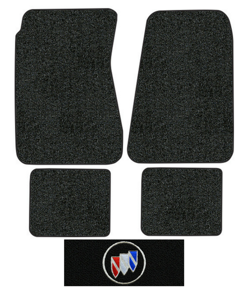 1968-1969 Buick GS 350 Floor Mats - 4pc - Loop | Fits: 4spd