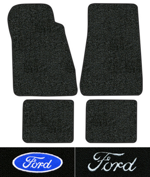 1987-1991 Ford Country Squire Floor Mats - 4pc - Cutpile