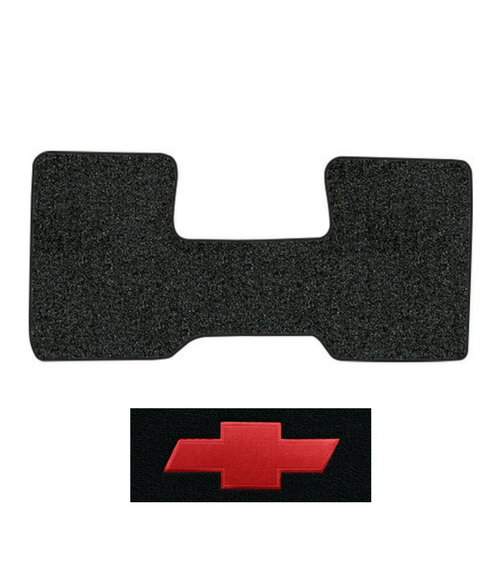 1974 Chevy C20 Pickup Floor Mat - 1pc Front - Cutpile | Fits: 2WD, Auto, 3spd, Low Tunnel