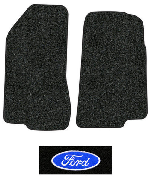 1991 Ford E-350 Econoline Floor Mats - 2pc Front - Cutpile | Fits: Universal