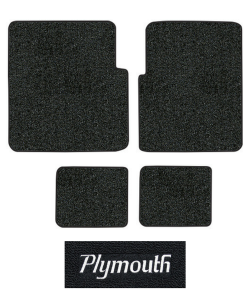 1980-1981 Plymouth Gran Fury Floor Mats - 4pc - Cutpile