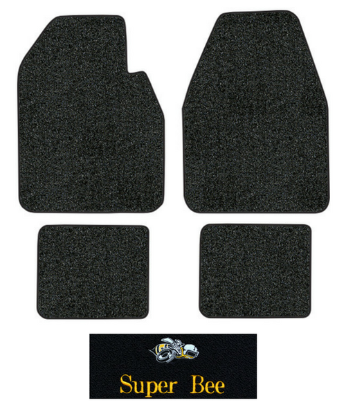 1971 Dodge Charger Super Bee Floor Mats - 4pc - Loop | Fits: Auto