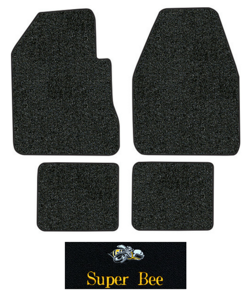 1971 Dodge Charger Super Bee Floor Mats - 4pc - Loop | Fits: 4spd