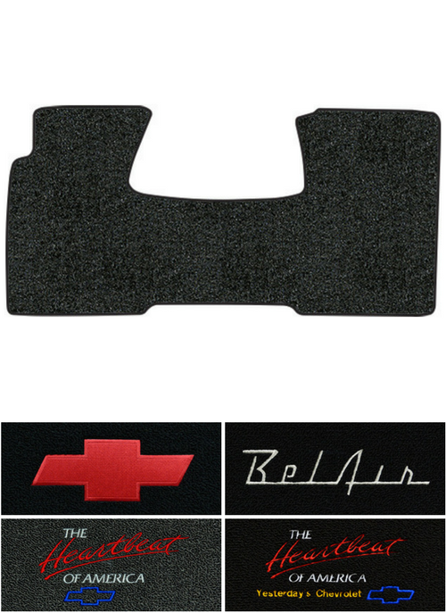 1955-1956 Chevy Nomad Floor Mat - 1pc Front - Daytona | Fits: 2DR, Wagon