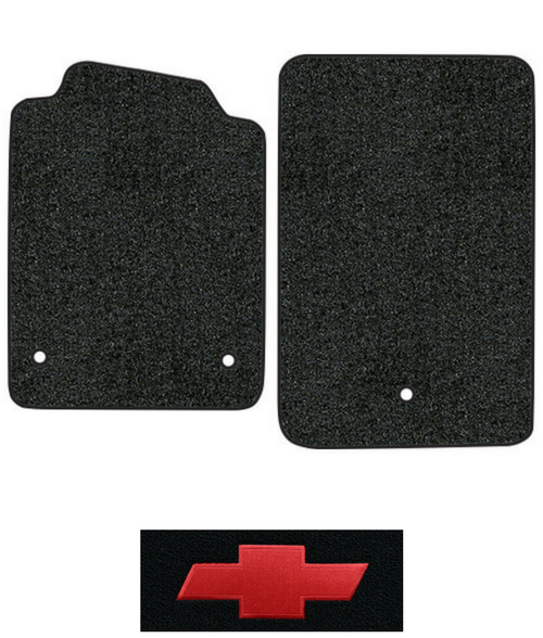 2007-2013 Corvette C6 Floor Mats - 2pc - Truvette | Fits: without Heel Pad