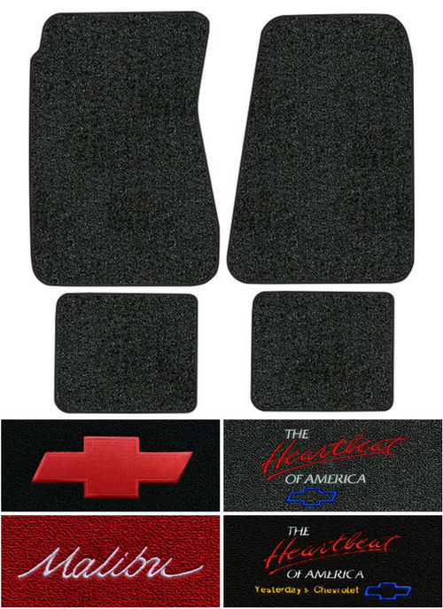1967-1968 Mercury Cougar Kick Panel Carpet Replacement - Loop | Fits: Coupe, Inserts