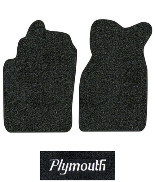 1978-1990 Plymouth Horizon Floor Mats - 2pc Front - Cutpile