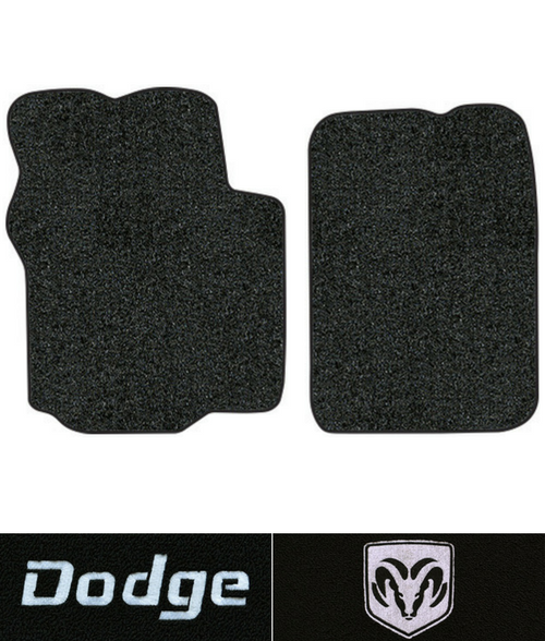1984-1995 Dodge Caravan Floor Mats - 2pc Front - Cutpile