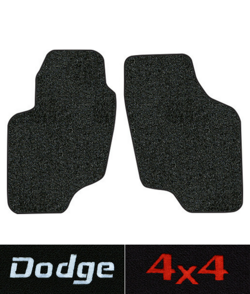 1987-1988 Dodge W100 Floor Mats - 2pc - Cutpile