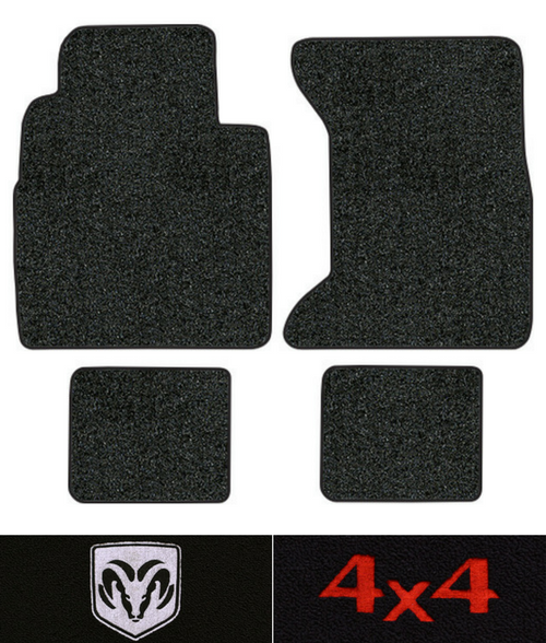 1995 2001 Gmc Jimmy Cutpile Carpet Logo Floor Mat 4pc Auto Parts