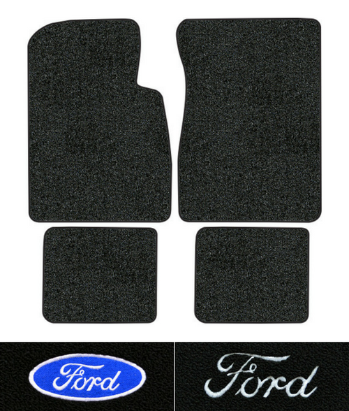 1959 Ford Custom 300 Floor Mats - 4pc - Loop