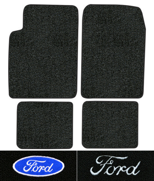 1987-1990 Ford Escort Floor Mats - 4pc - Cutpile