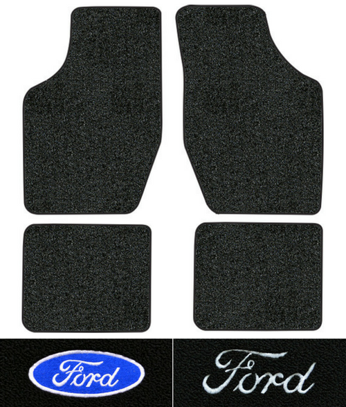 1989-1992 Ford Probe Floor Mats - 4pc - Cutpile
