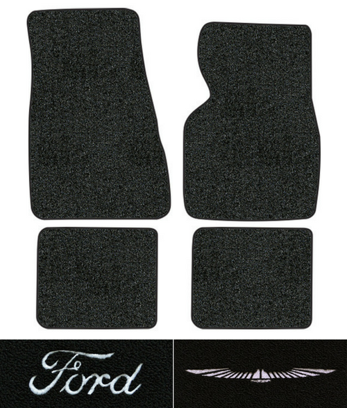 1983-1988 Ford Thunderbird Floor Mats - 4pc - Cutpile