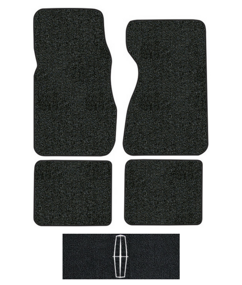 1984-1992 Lincoln Mark VII Floor Mats - 4pc - Cutpile