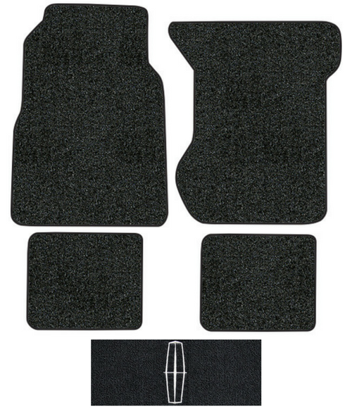 1975-1979 Lincoln Continental Floor Mats - 4pc - Cutpile