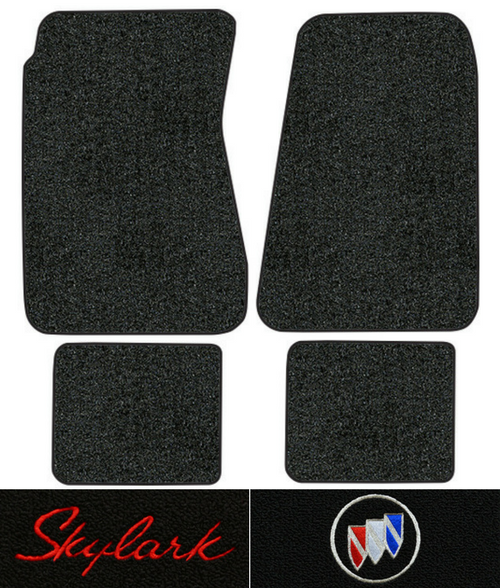 1968-1972 Buick Skylark Floor Mats - 4pc - Loop