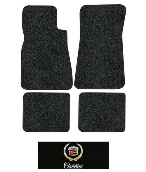 1985-1986 Cadillac Fleetwood Floor Mats - 4pc - Cutpile | Fits: Rear Wheel Drive