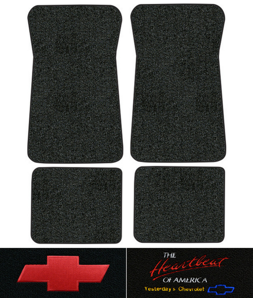1971-1973 Chevy Caprice Floor Mats - 4pc - Loop