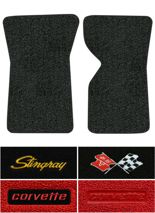 1976 Corvette C3 Floor Mats - 2pc - Loop