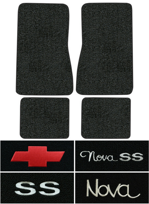 19691973 Chevy Nova Floor Mats 4pc Loop eBay