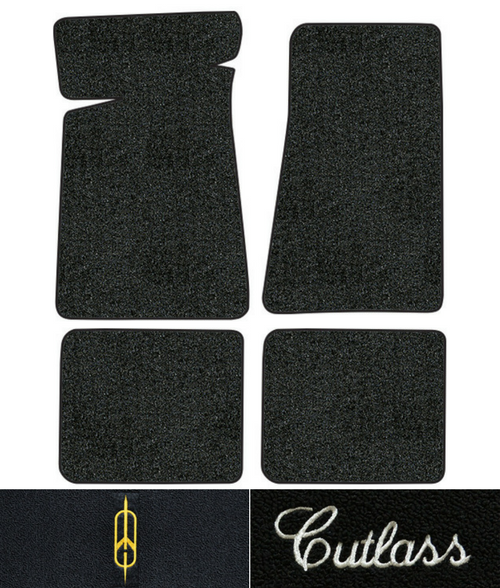 1982-1987 Oldsmobile Cutlass Supreme Floor Mats - 4pc - Cutpile
