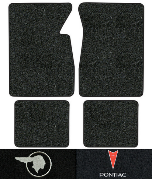 1960 Pontiac Catalina Floor Mats - 4pc - Tuxedo