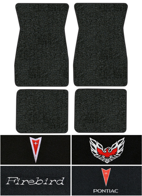 1967-1973 Pontiac Firebird Floor Mats - 4pc - Loop