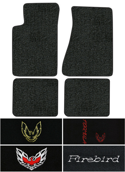 1982-1984 Pontiac Firebird Floor Mats - 4pc - Cutpile