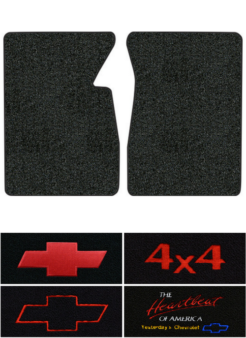 1960-1966 Chevy C10 Pickup Floor Mats - 2pc - Loop