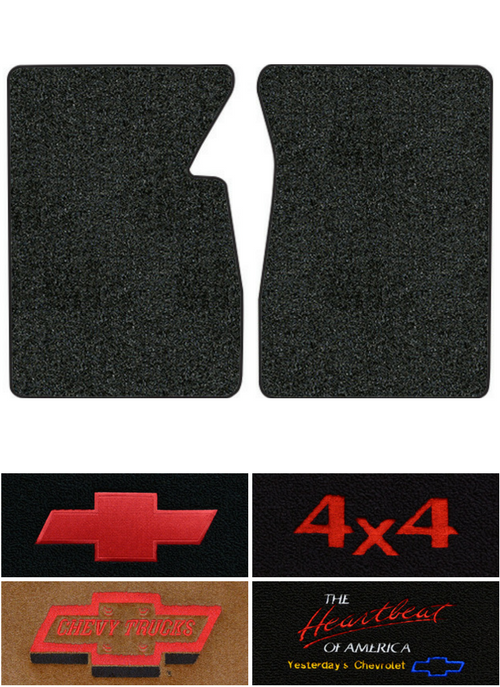 1967-1970 Chevy C10 Pickup Floor Mats - 2pc - Loop