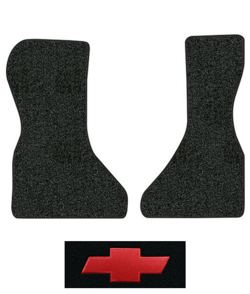 1983-1988 Chevy G10 Floor Mats - 2pc Front - Cutpile | Fits: Van