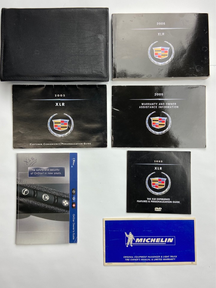 2005 Cadillac XLR owners manual set and vinyl case Factory OEM Parts