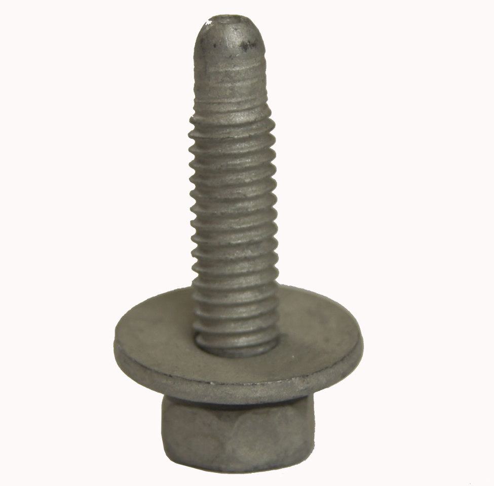 GM Genuine Parts M6 X 1 X 30mm Hex Head Bolts With Washers - Pack Of 5 OEM 11516579