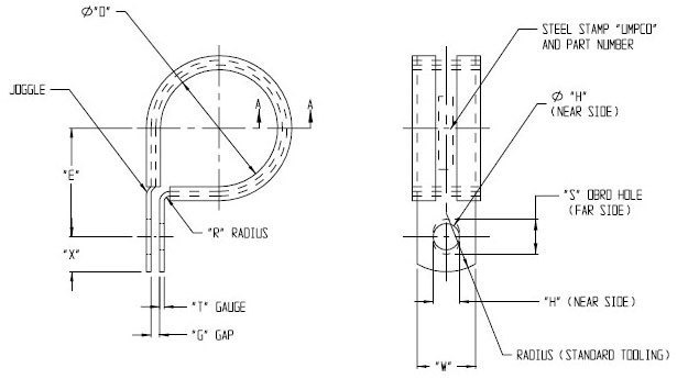 thumbnail image 2 of GM Genuine Parts Qty-5 Cushioned Loop Clamps (3/4" / 19mm) - Marine, Auto, Boat - 11610341 (5-Pack) 2 of 5