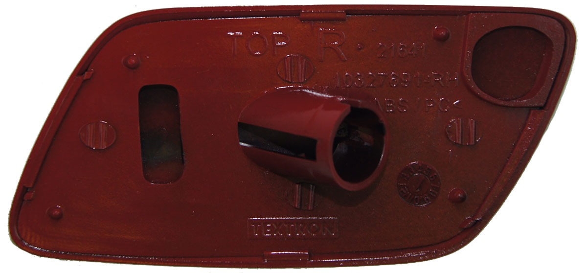 20052013 Corvette C6 Right Headlamp Washer Wiper Nozzle Cover Red