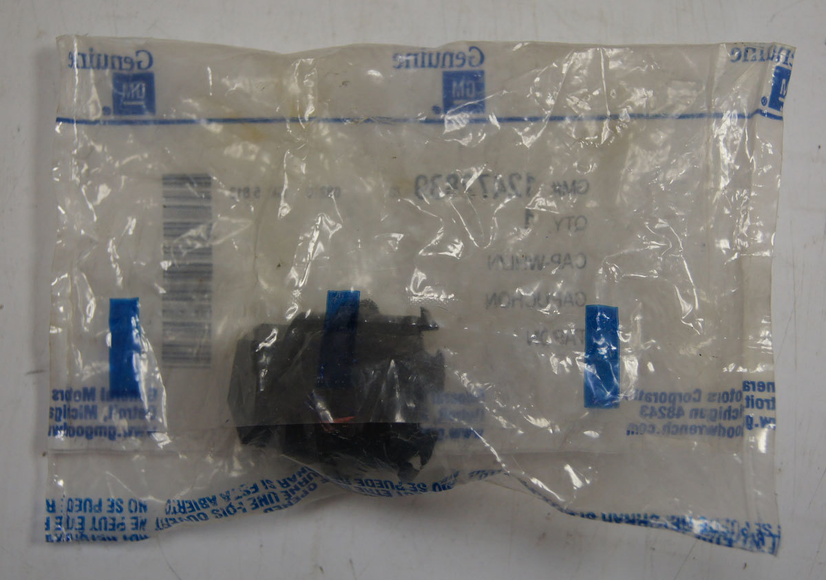 19992014 GM Wheel Lug Nut Cover Cap New OEM Black Plastic 12472839