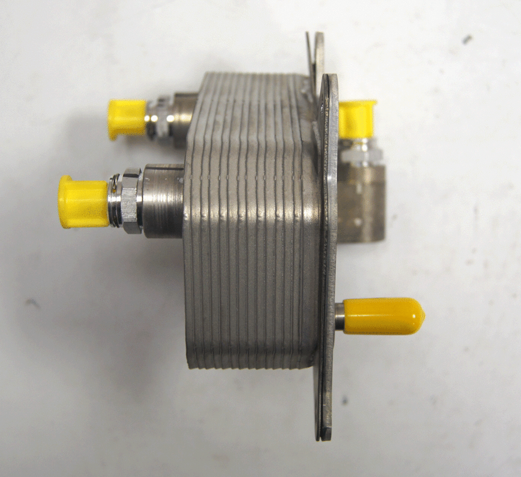 20052007 Chevy Corvette C6 Differential Oil Cooler New OEM 15249453