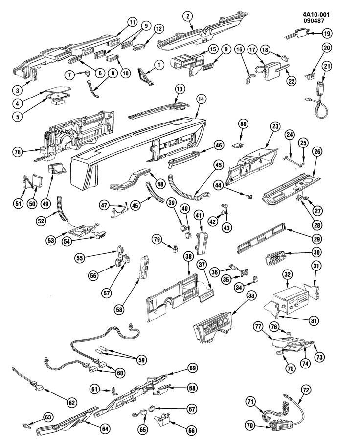 198489 Chevy Corvette C4 AntiTheft Starter Interrupt Relay Used