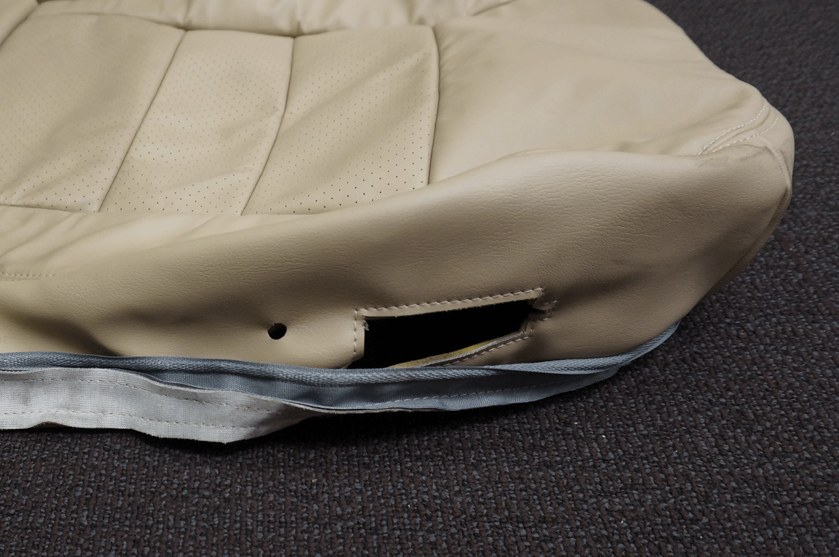 20062011 Chevy Corvette C6 Lower Seat Cover RH New OEM Cashmere Tan