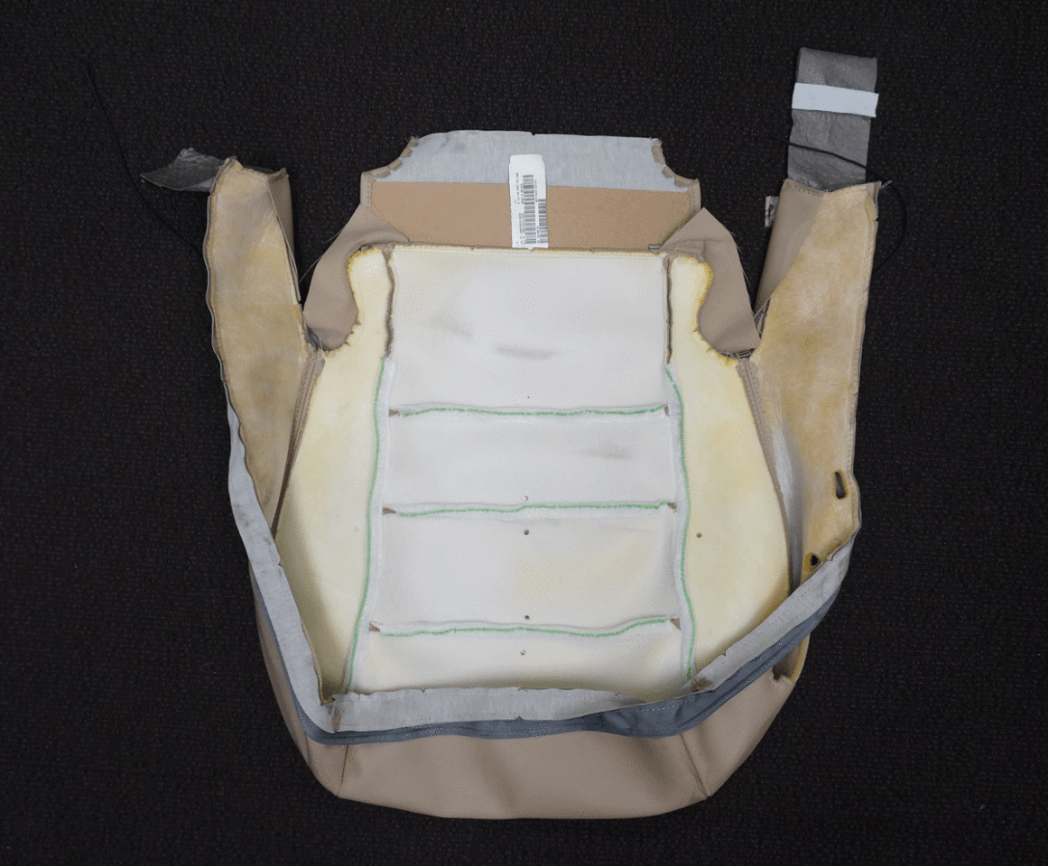 20062011 Chevy Corvette C6 Lower Seat Cover RH New OEM Cashmere Tan