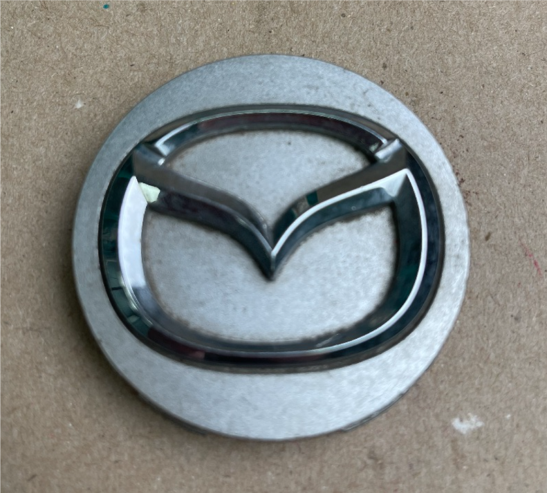 Set Of 4 Genuine Mazda Silver Wheel Center Caps - 2.25" / 56mm - For CX5, CX9, 3, 6, RX-8 (BBM2 37 190)