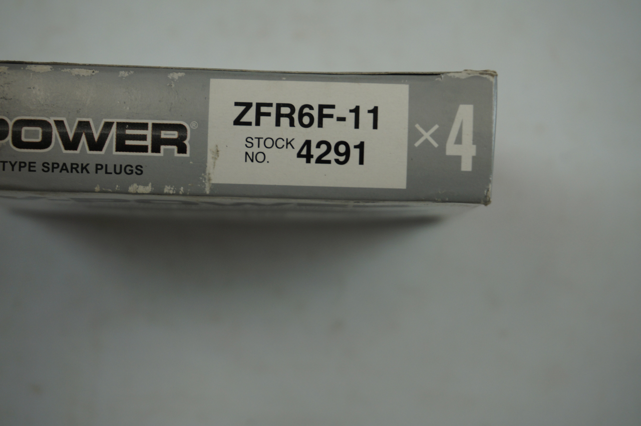 NGK V POWER ZFR6F-11 SPARK PLUGS PACK OF 4 #4291 NOS | Factory OEM Parts