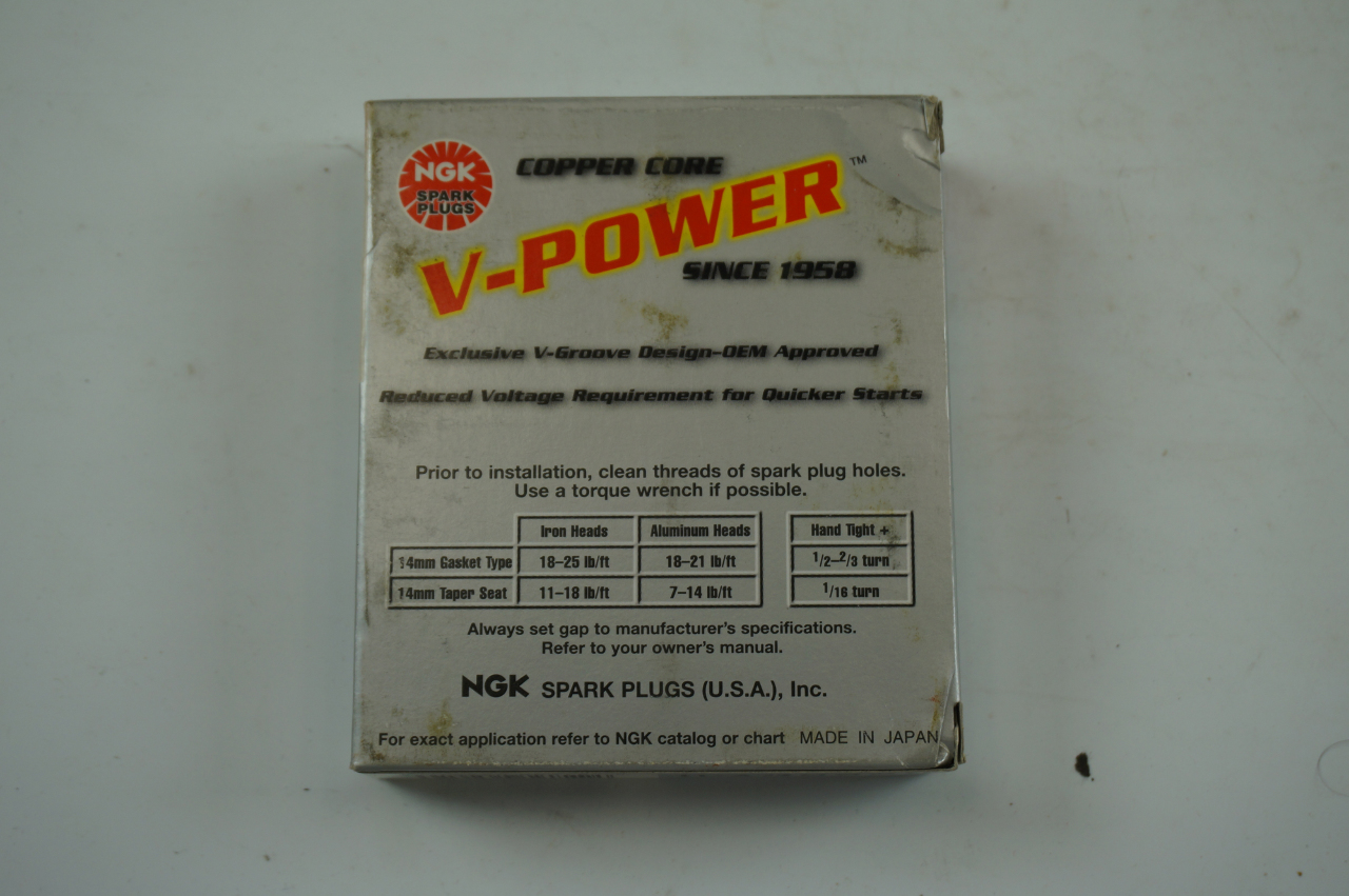 NGK V POWER BPR6EY-11 SPARK PLUGS PACK OF 4 #6261 NOS | Factory OEM Parts